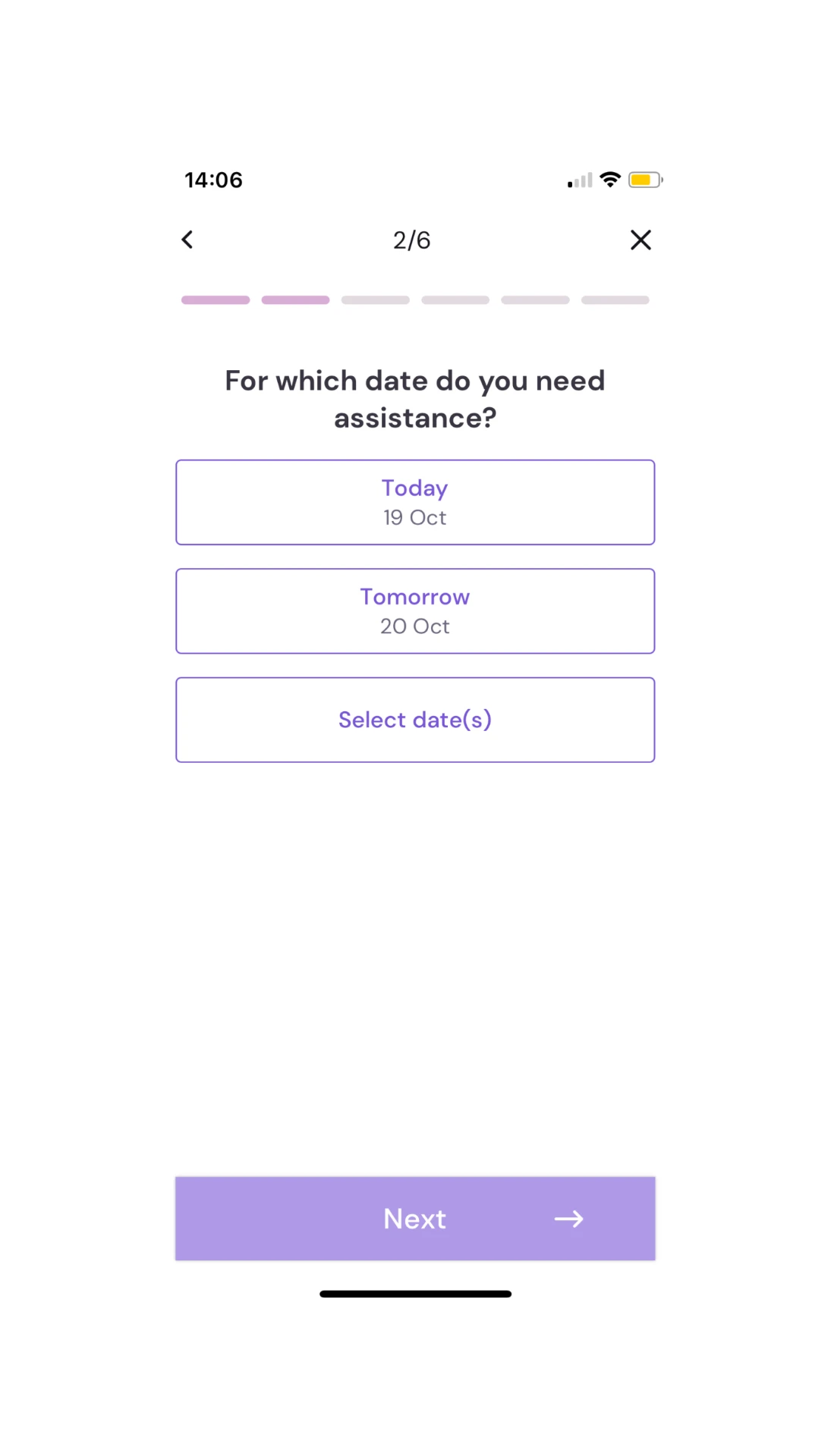 Flexxi family app — Schedule