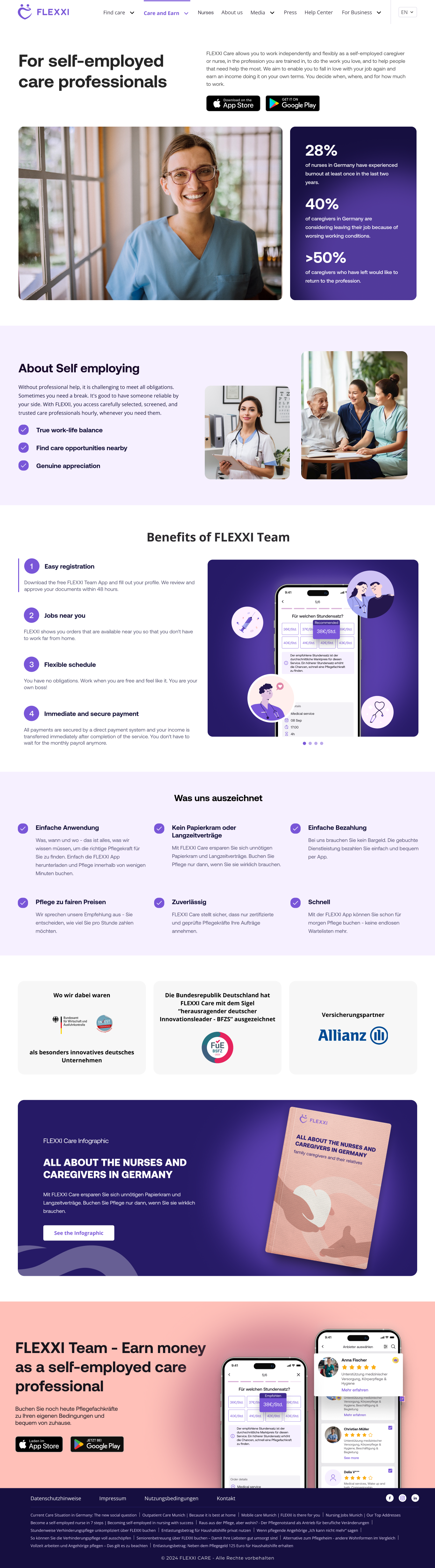 Flexxi Care — Caregiver Experience